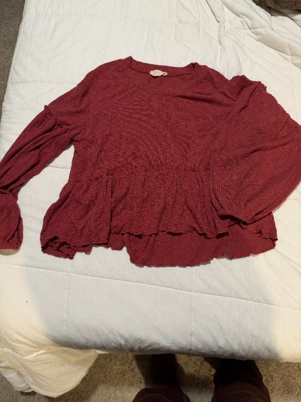Cropped Babydoll Top